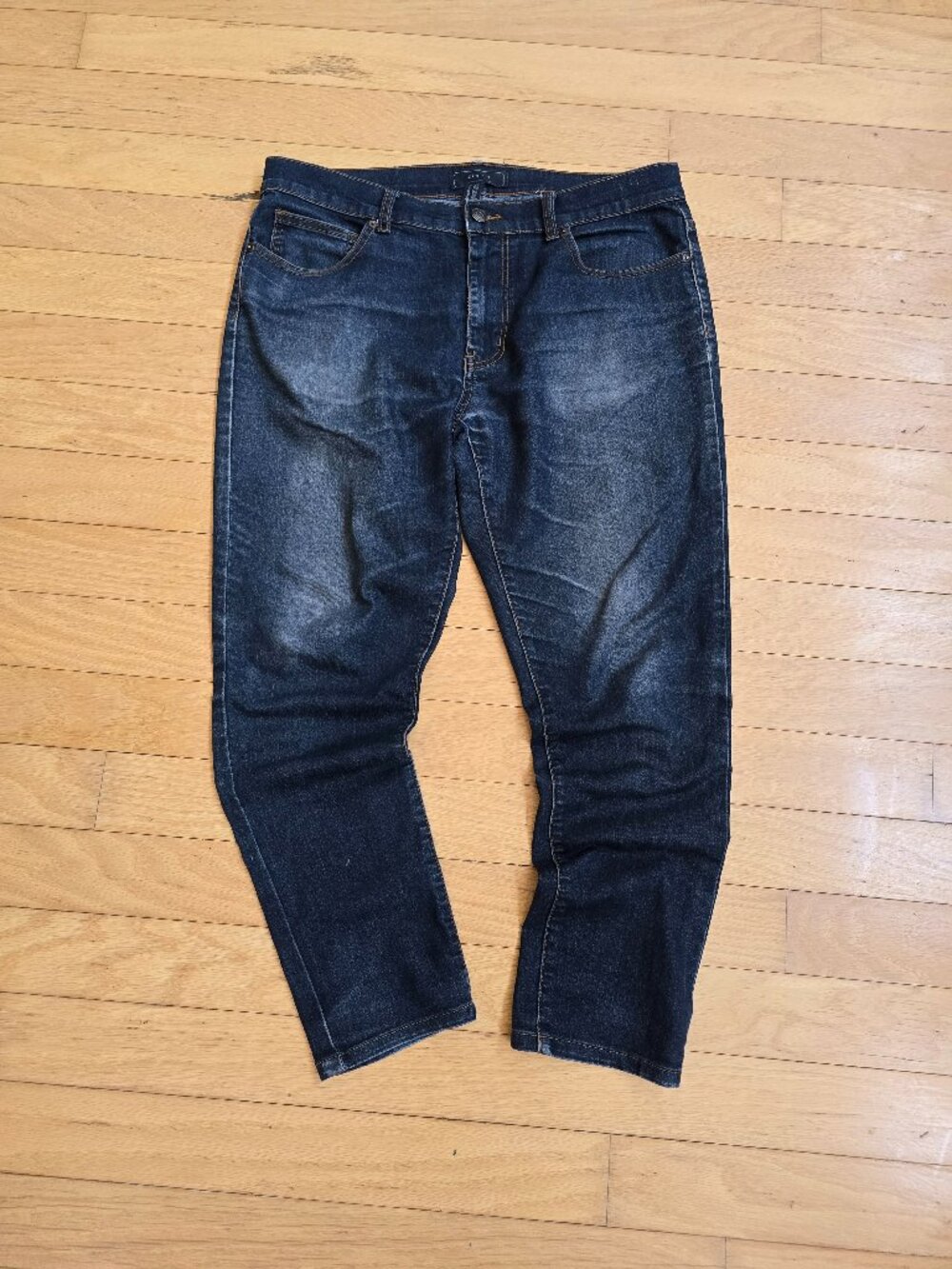 21men | medium wash denim straight leg jeans | MENS 34'